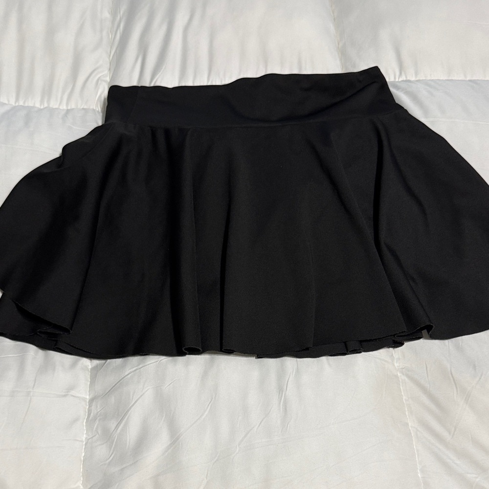 SHEIN Black Skater Skort